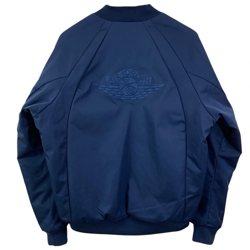 JORDAN Air Jordan Wings MA-1 Bomber Jacket Jumpman Insulated Navy Blue - Picture 10 of 16